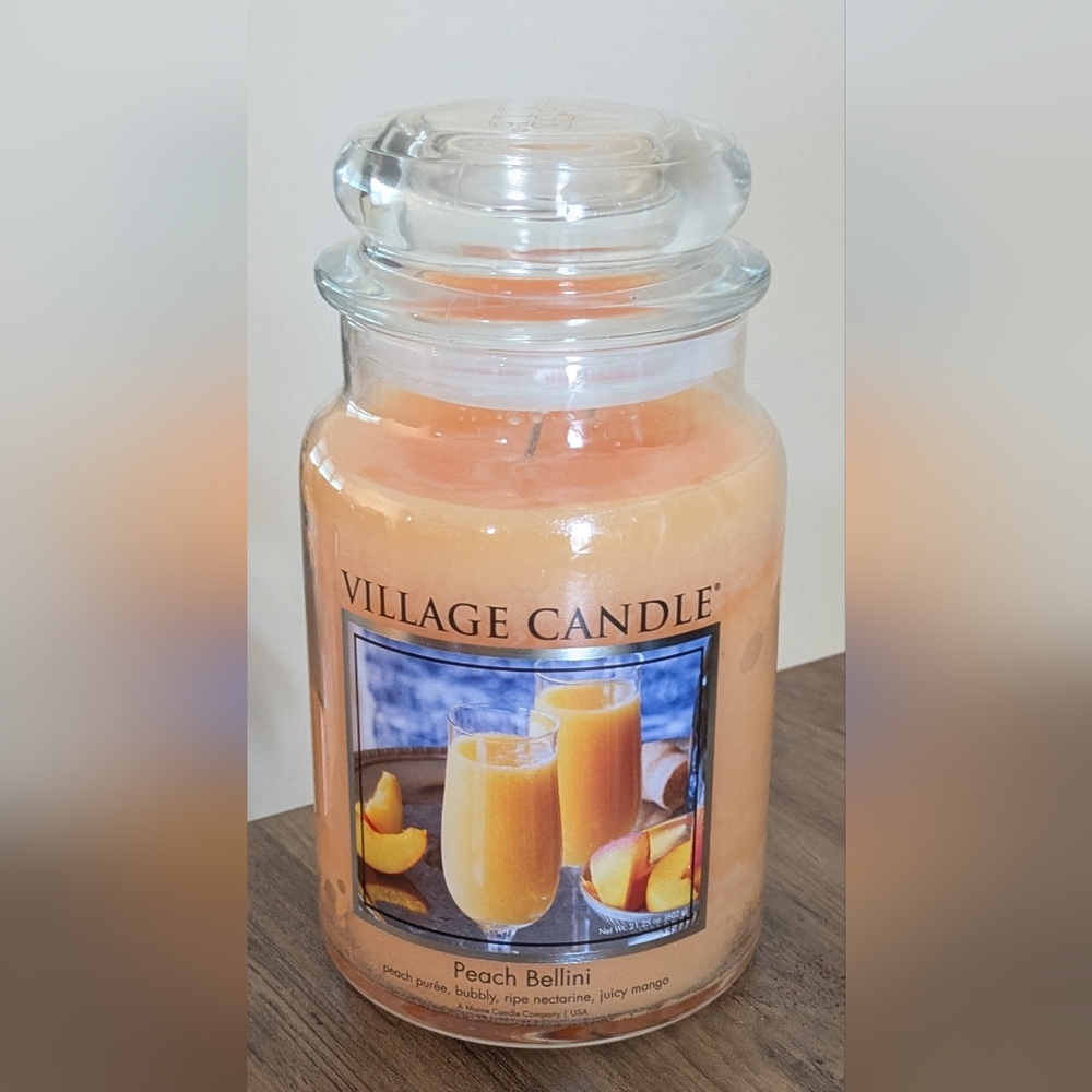 Village Candle Peach Jar Candle